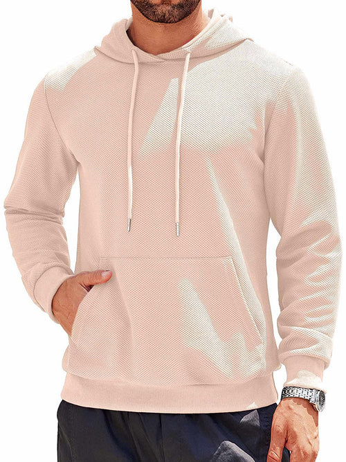 Casual Classic Waffle Knit Hoodie