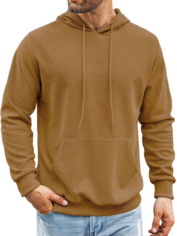 Classic Leisure Waffle Knit Hoodie (US Only)